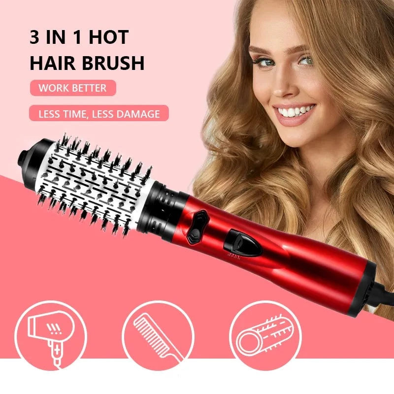 3 in 1 Rotating Hair Straightener Brush™